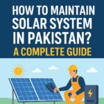 How to Maintain solar system in Pakistan A Complete Guide