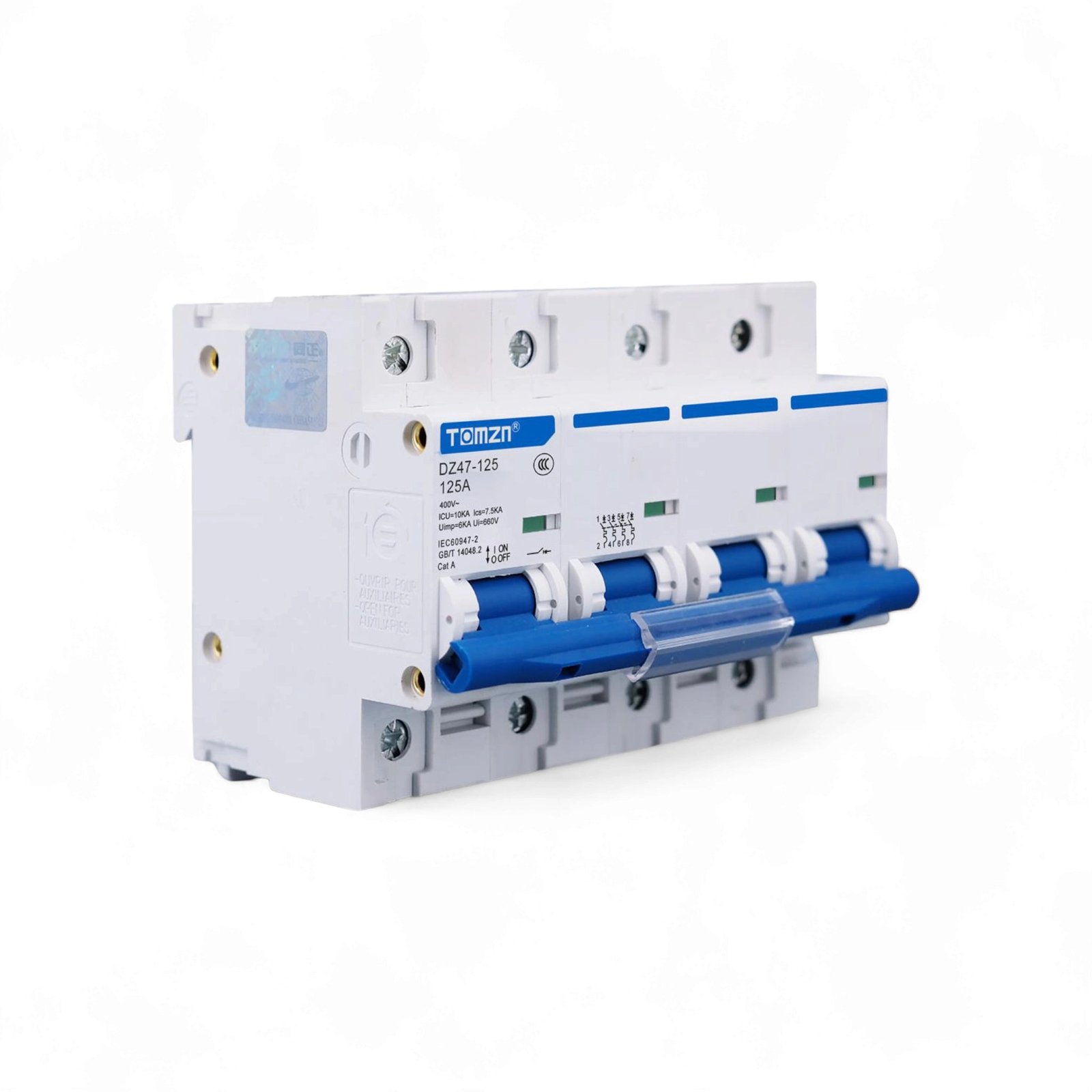 Tomzn 4-P AC Circuit Breaker 400V 125A - Image 2